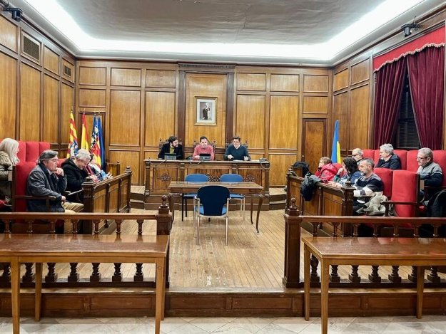 Reunión del CES en el Salón de Plenos del Ayuntamiento
