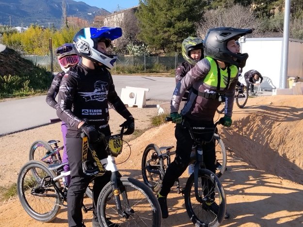 Equipo de entrenamiento de la República Checa esta mañana en Alcoy