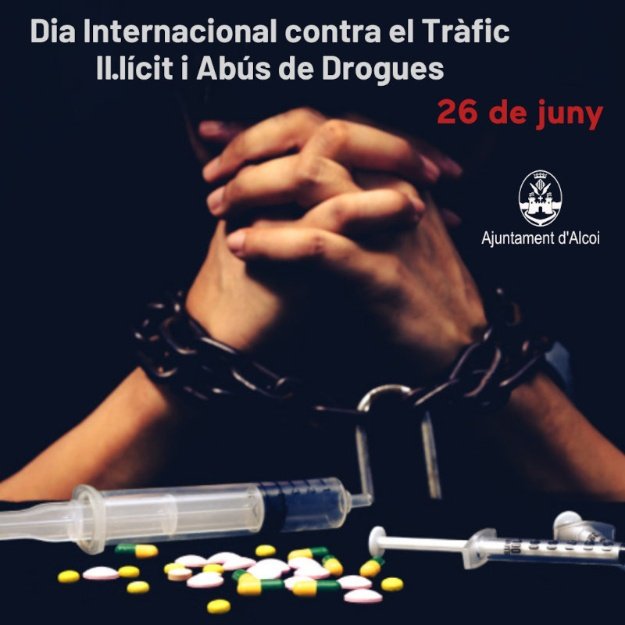Cartel Día Internacional contra el Tráfico Ilícito y Abuso de Drogas