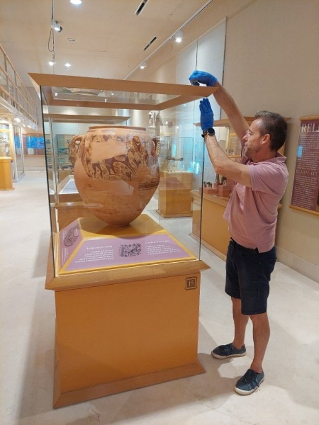 Imagen del vas del guerrer