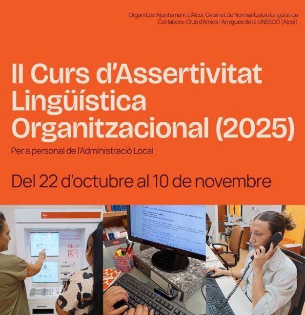 Cartel II Curso de asertividad lingüística organizacional 2025
