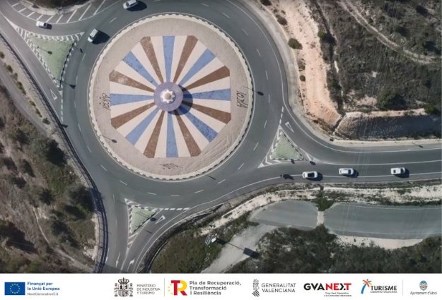 Vista aérea de la zona en la que se realizará la actuación