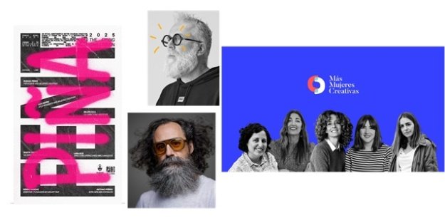 Fotomontaje con los ponentes y el cartel