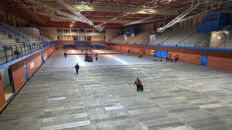 Benidorm inicia el acondicionamiento del Palau para preparar el montaje del recinto del Benidorm Fest