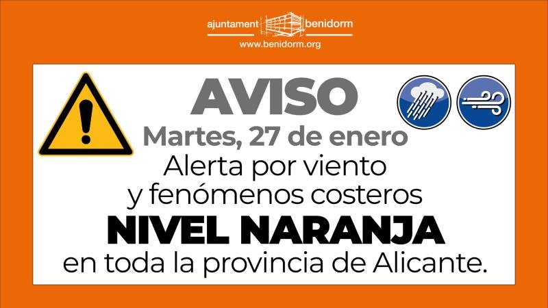 Alerta naranja en el litoral