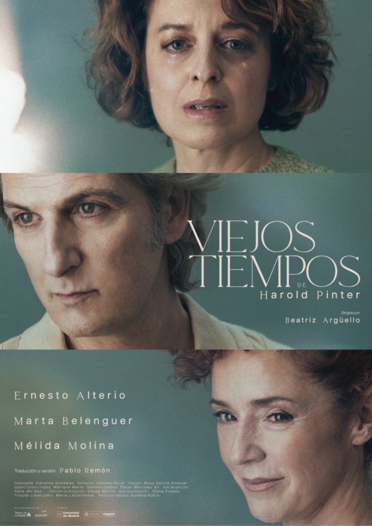 El Gran Teatro presenta “Viejos tiempos”, de Harold Pinter, con Teatro de la Abadía y Entrecajas Producciones