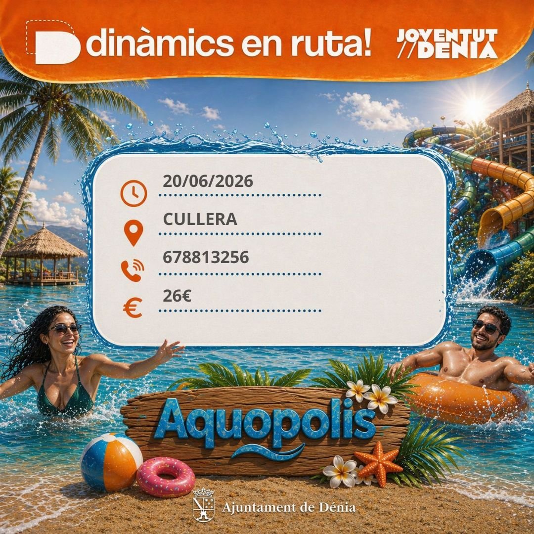 Joventut organiza una salida a Aquopolis Cullera para dar la bienvenida al verano